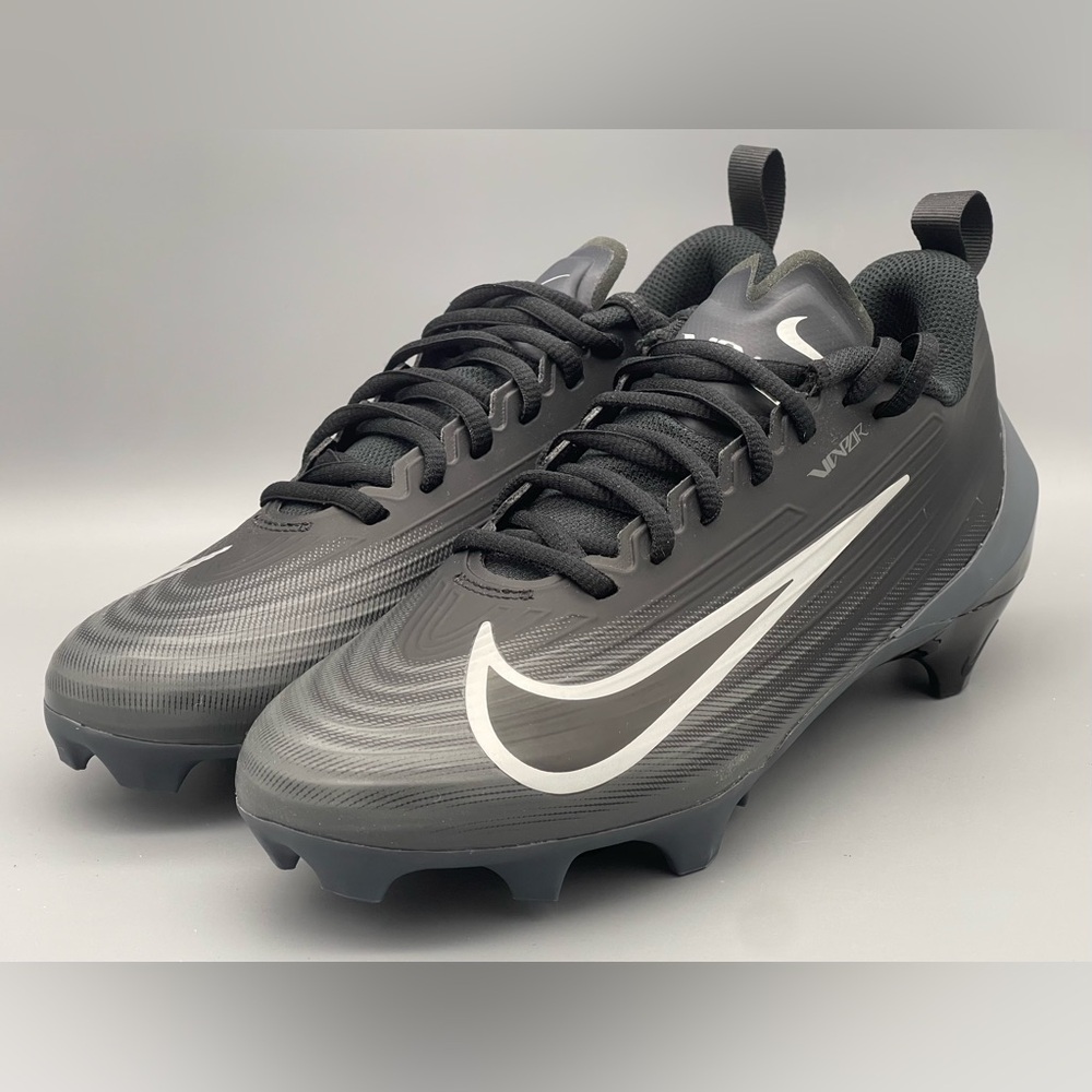 Nike Vapor Speed 3 Football Cleats Black Grey FB3303-002 Men's Size 8 NEW